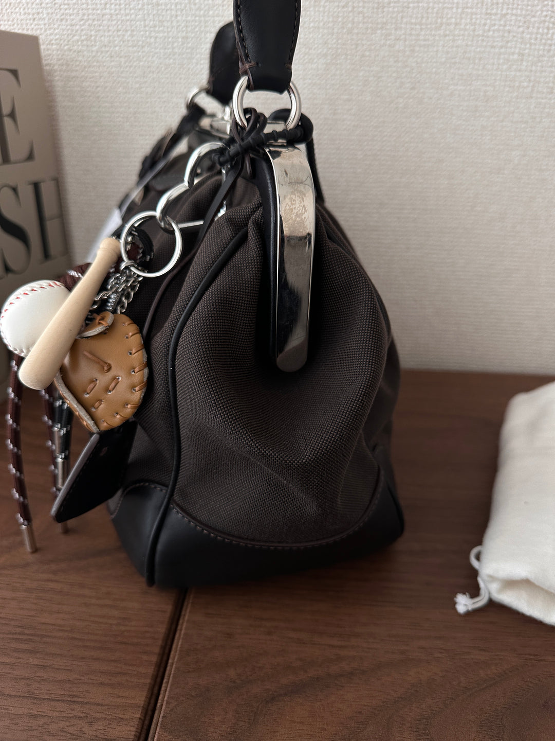 Prada Canvas & Leather Doctor Bag 🖤✨ Rare Vintage with Key