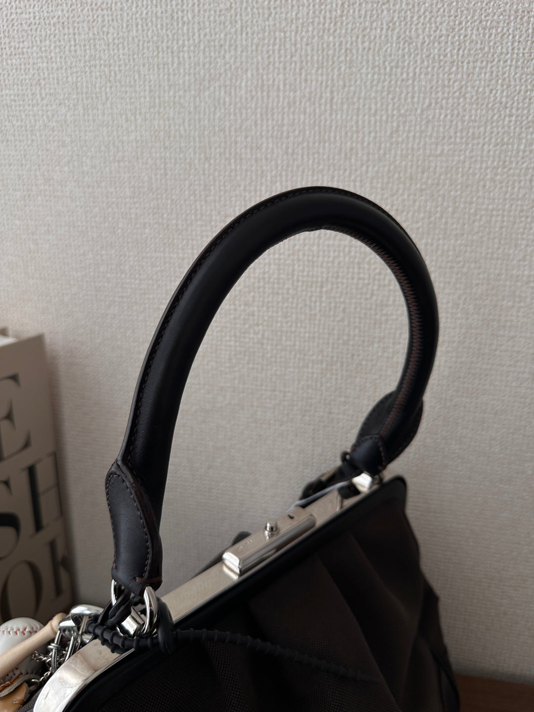 Prada Canvas & Leather Doctor Bag 🖤✨ Rare Vintage with Key
