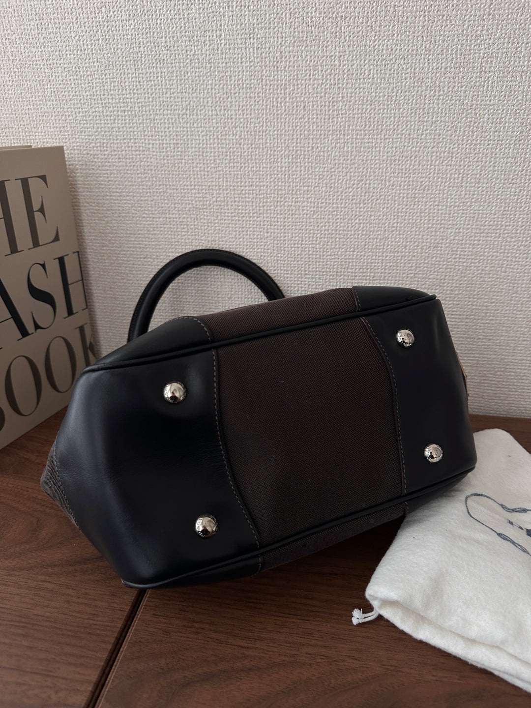 Prada Canvas & Leather Doctor Bag 🖤✨ Rare Vintage with Key