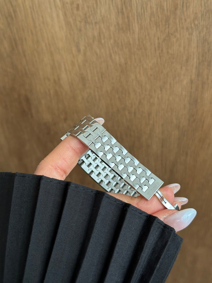 Hermes Heure H Stainless Steel Watch ⌚🖤 (with box)