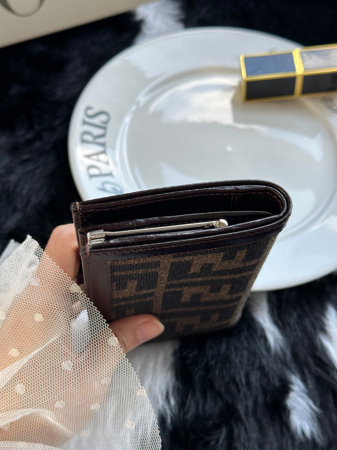 Fendi Zucca Short Wallet 🤎｜Classic FF Monogram × Compact Design × Everyday Function