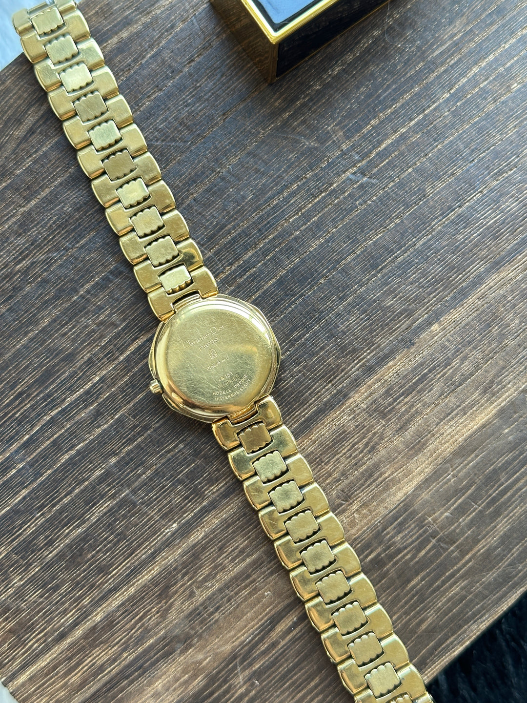 Dior Vintage Octagonal Watch ✨｜Rare All-Gold Design × Sculptural Bracelet × Timeless Elegance