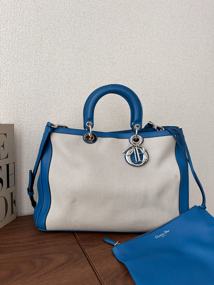 Lady Dior Tote 💙✨ With Baby Pouch & Original Strap