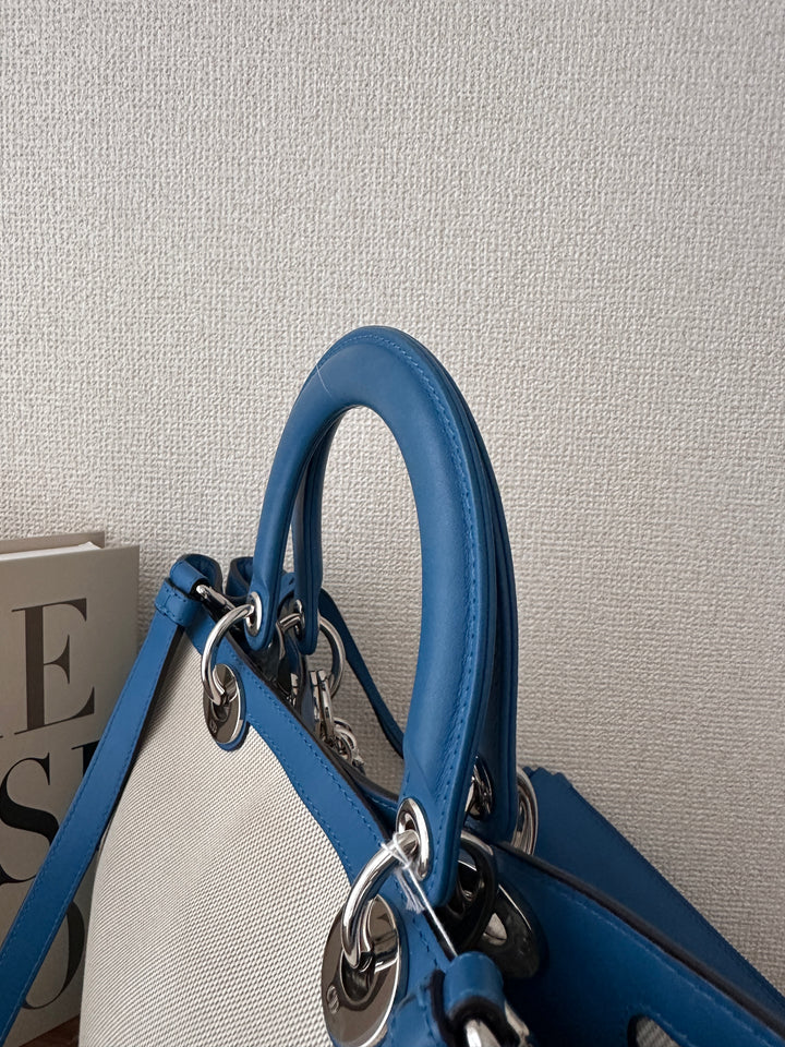 Lady Dior Tote 💙✨ With Baby Pouch & Original Strap