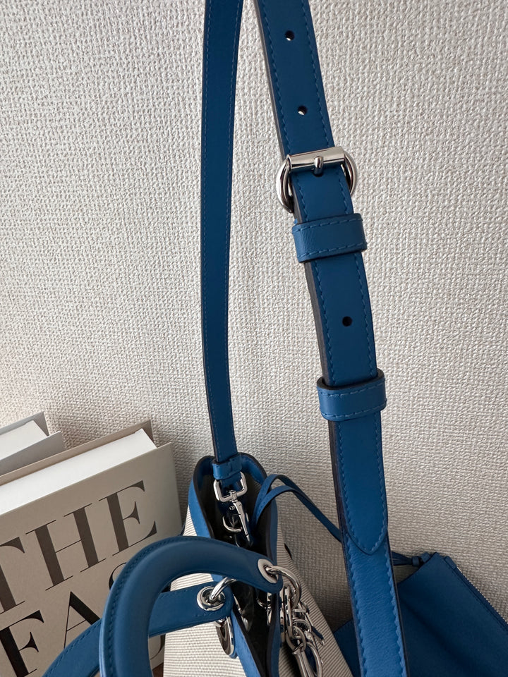 Lady Dior Tote 💙✨ With Baby Pouch & Original Strap