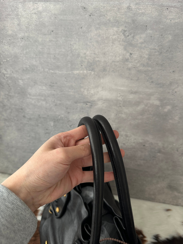 Ferragamo “Vintage Horseshoe Buckle Hobo” 🖤✨ | Soft Calf Leather & Iconic Gancini Detail