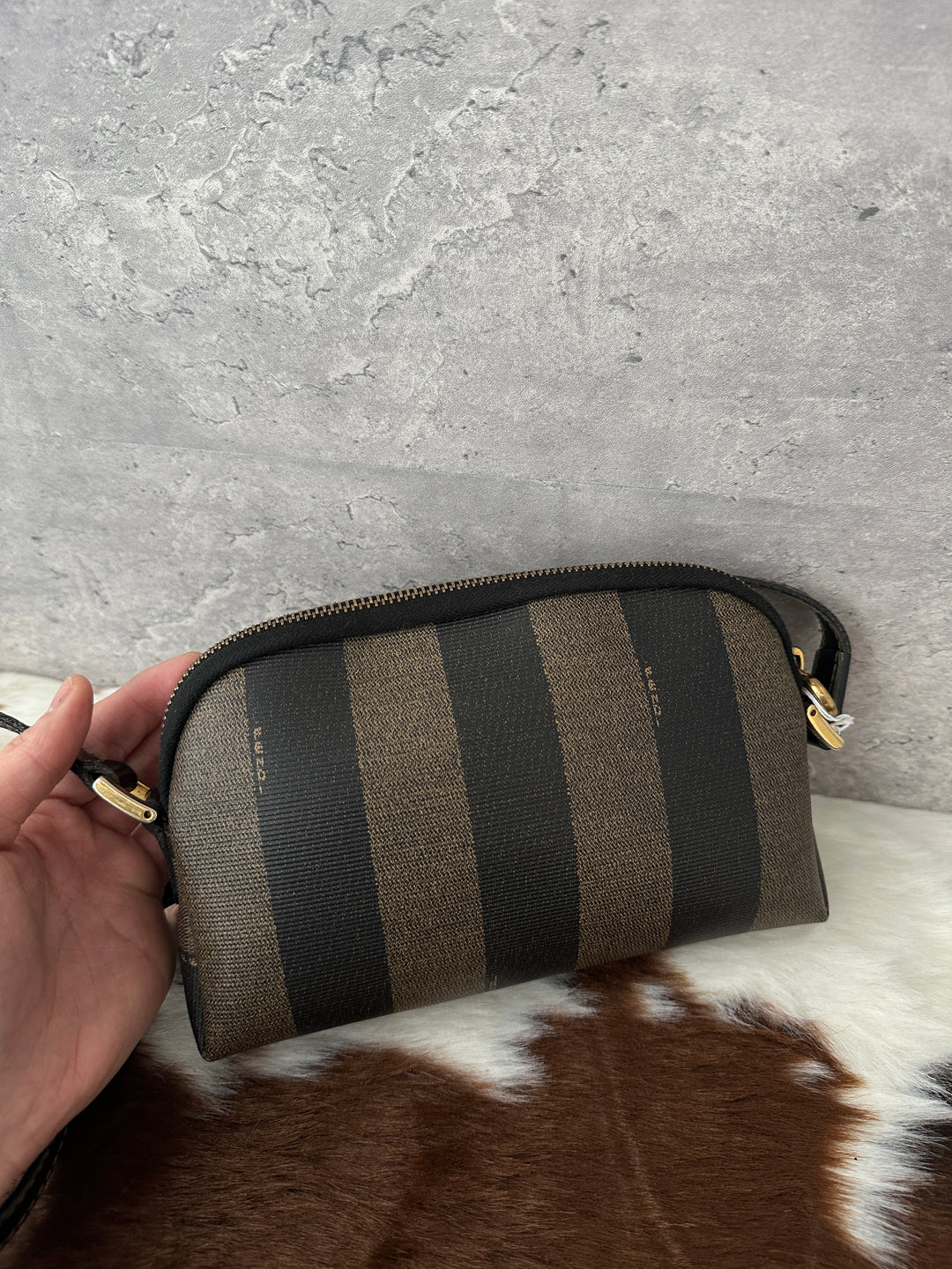 Fendi “Mini Striped Crossbody” ✨ | Lightweight, Simple & Perfect for Essentials