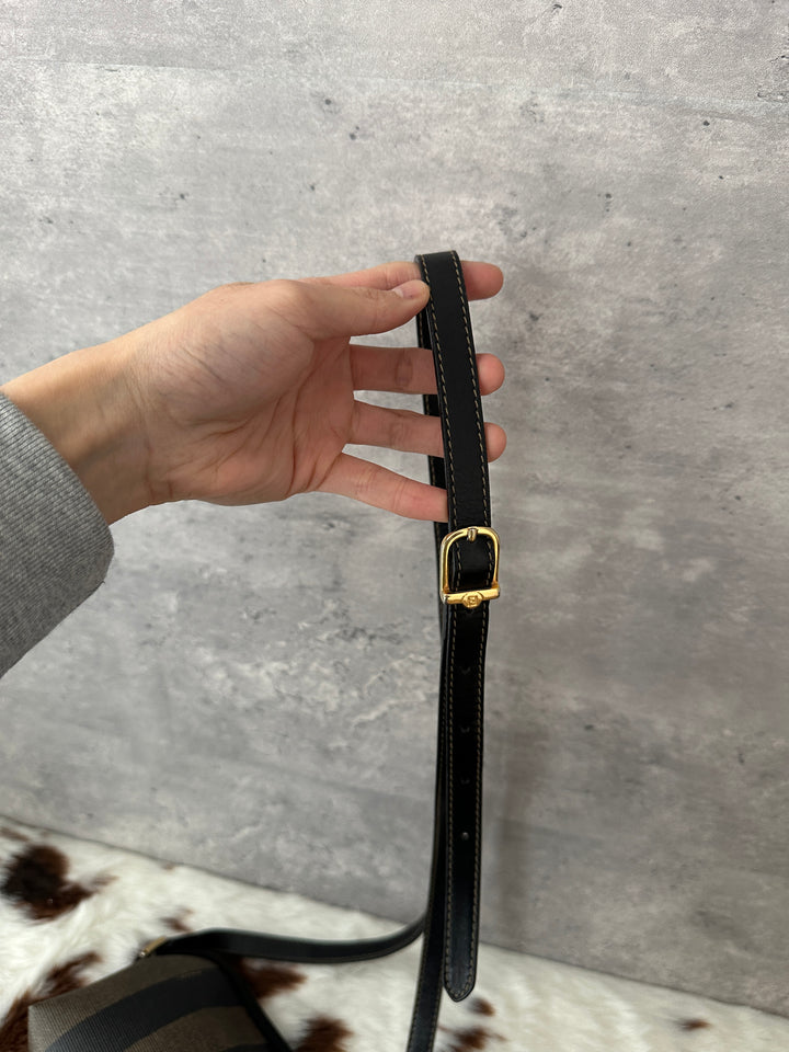 Fendi “Mini Striped Crossbody” ✨ | Lightweight, Simple & Perfect for Essentials