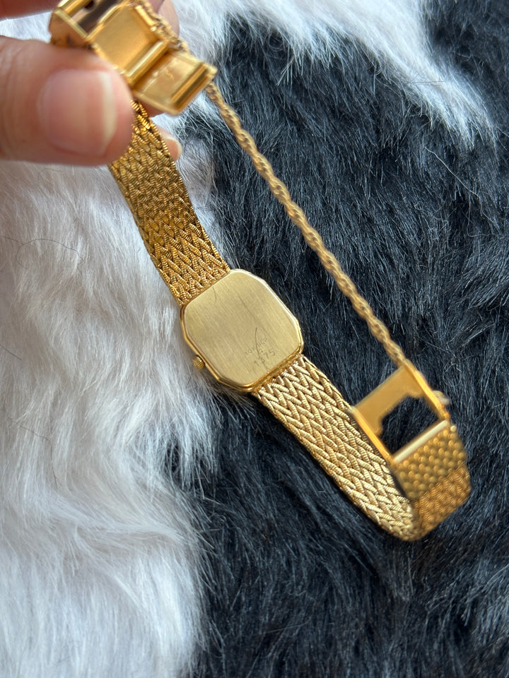 Omega De Ville Vintage Watch ✨｜New Woven Bracelet × Champagne-Gold Dial × Jewellery-Like Elegance