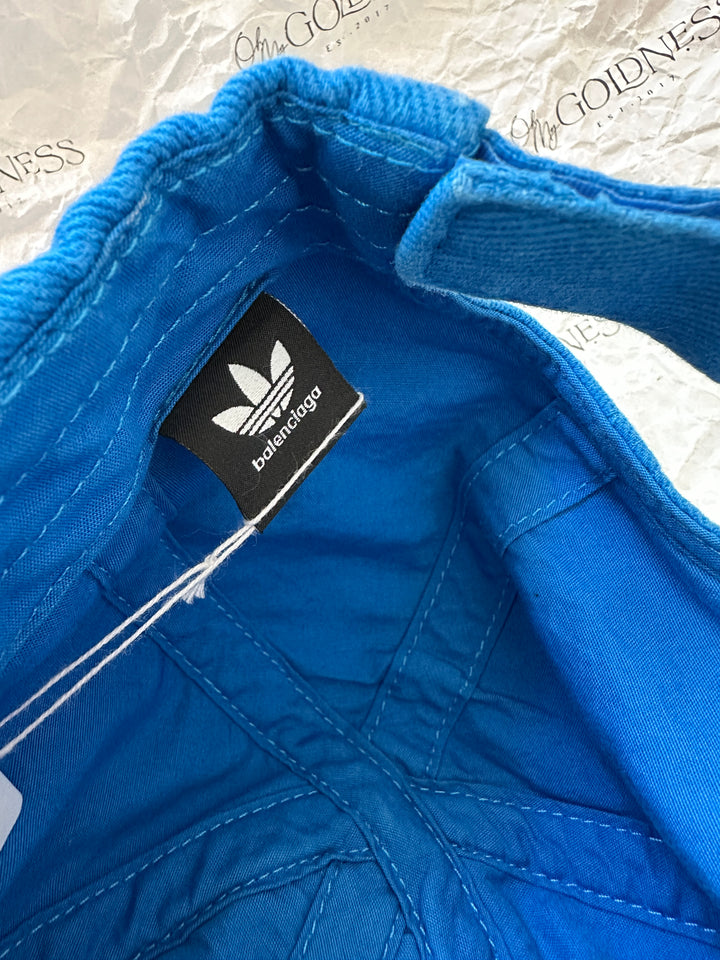 BALENCIAGA x adidas Blue Logo Cap 💙｜Rare Collaboration Piece
