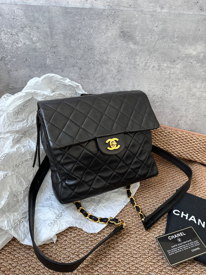CHANEL Victoria Beckham Style CF Backpack – Small Size 🖤