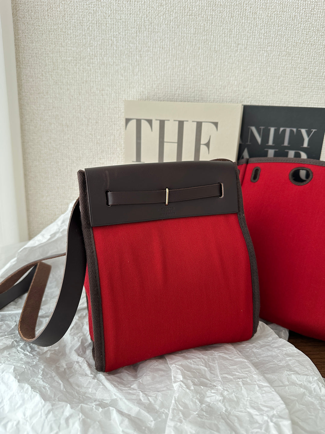 Hermès Mini Herbag Crossbody 💕✨ with Extra Pouch