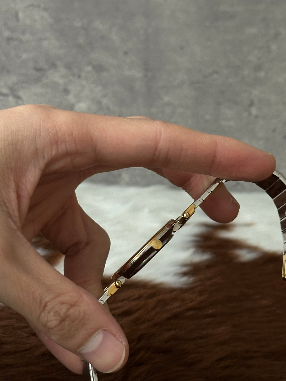 Dior “Black Dial Gold-Silver Classic Watch” ✨🖤 | Timeless Tri-Tone Elegance & Adjustable Strap