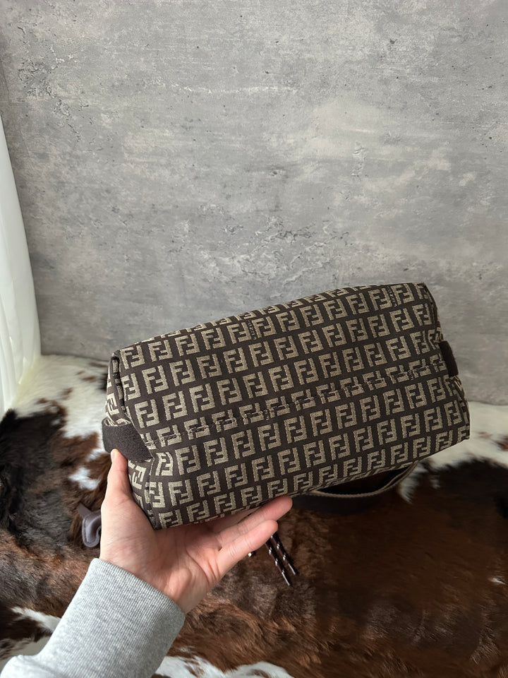 Fendi “FF Monogram Bucket Bag” 🤎🐻 | Rare, Lightweight & Youthful Classic