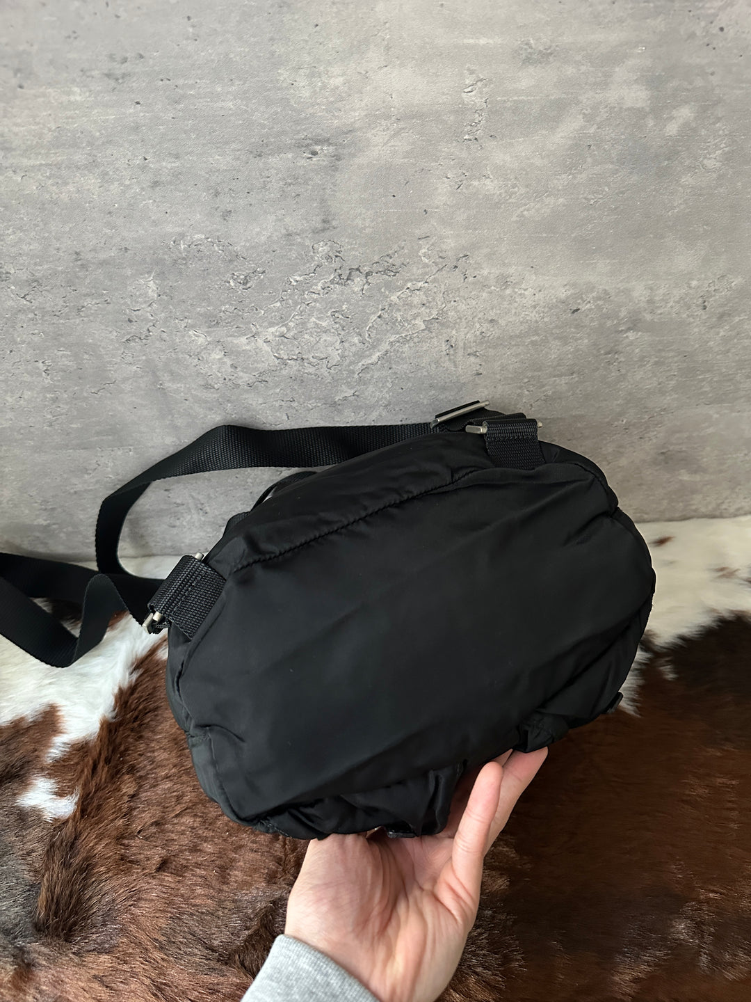 Prada “Classic Black Nylon Mini Backpack” 🖤✨ | Iconic Silver Hardware & Super Popular Size