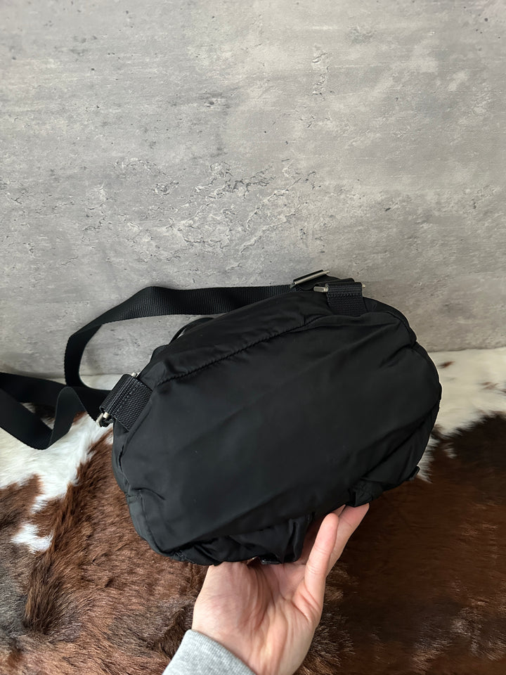 Prada “Classic Black Nylon Mini Backpack” 🖤✨ | Iconic Silver Hardware & Super Popular Size