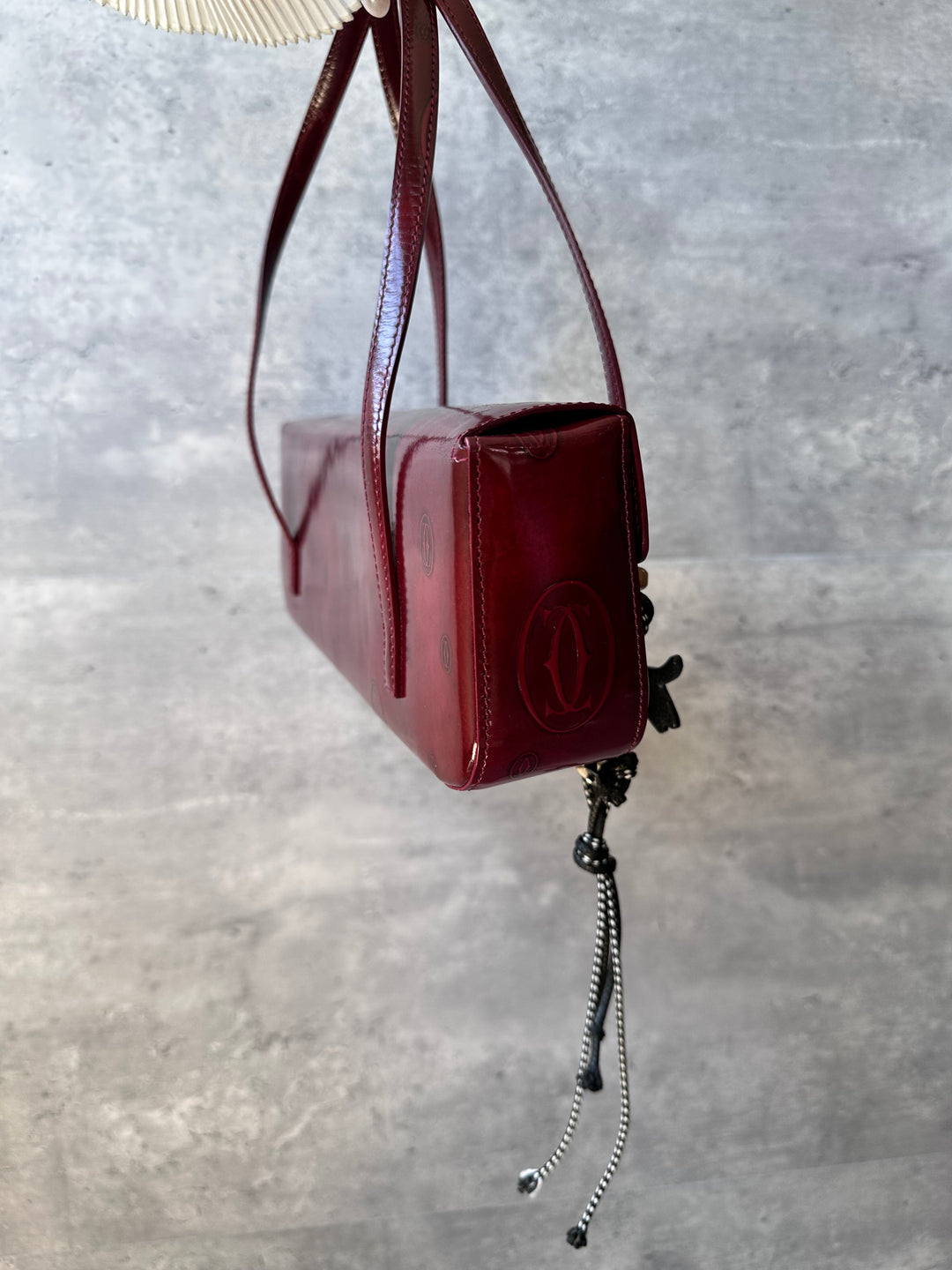 Cartier Burgundy Monogram Baguette ❤️🥖