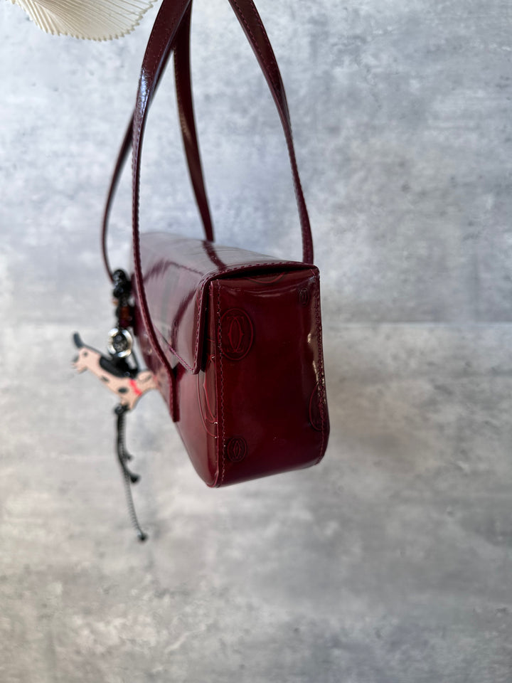 Cartier Burgundy Monogram Baguette ❤️🥖