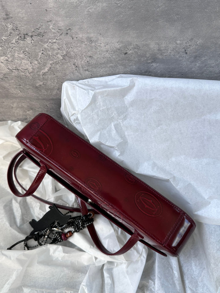 Cartier Burgundy Monogram Baguette ❤️🥖