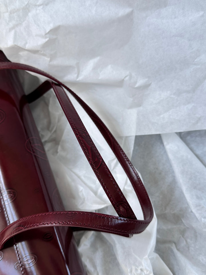 Cartier Burgundy Monogram Baguette ❤️🥖