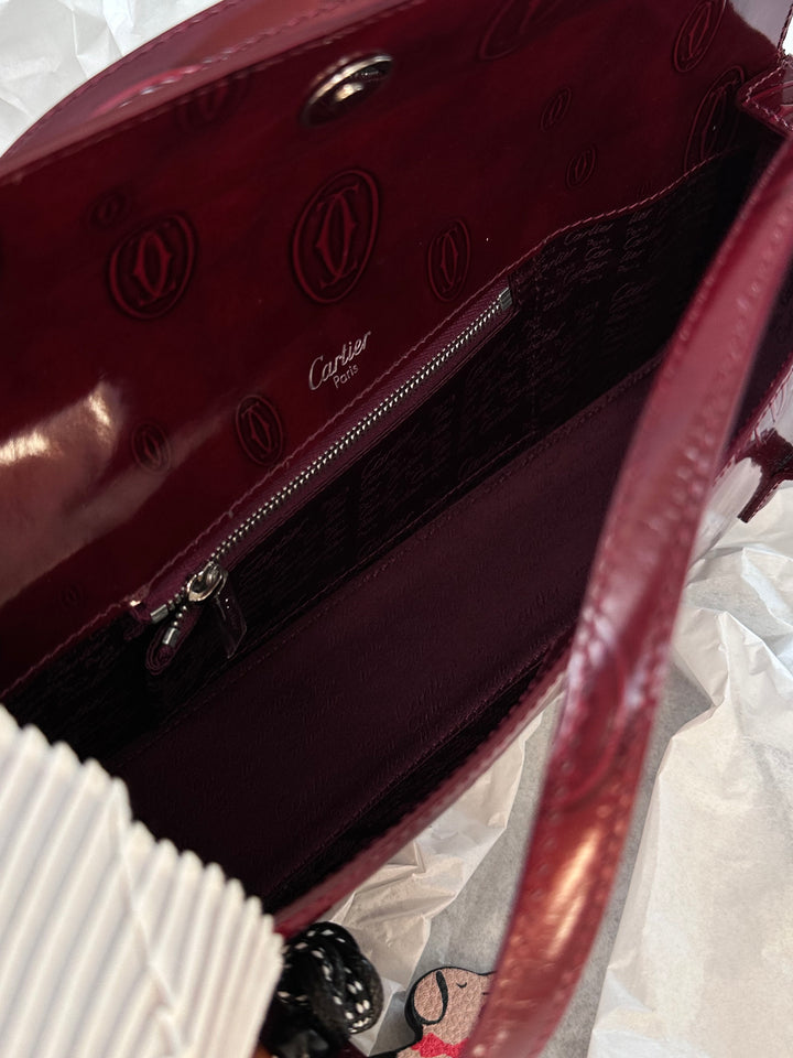 Cartier Burgundy Monogram Baguette ❤️🥖