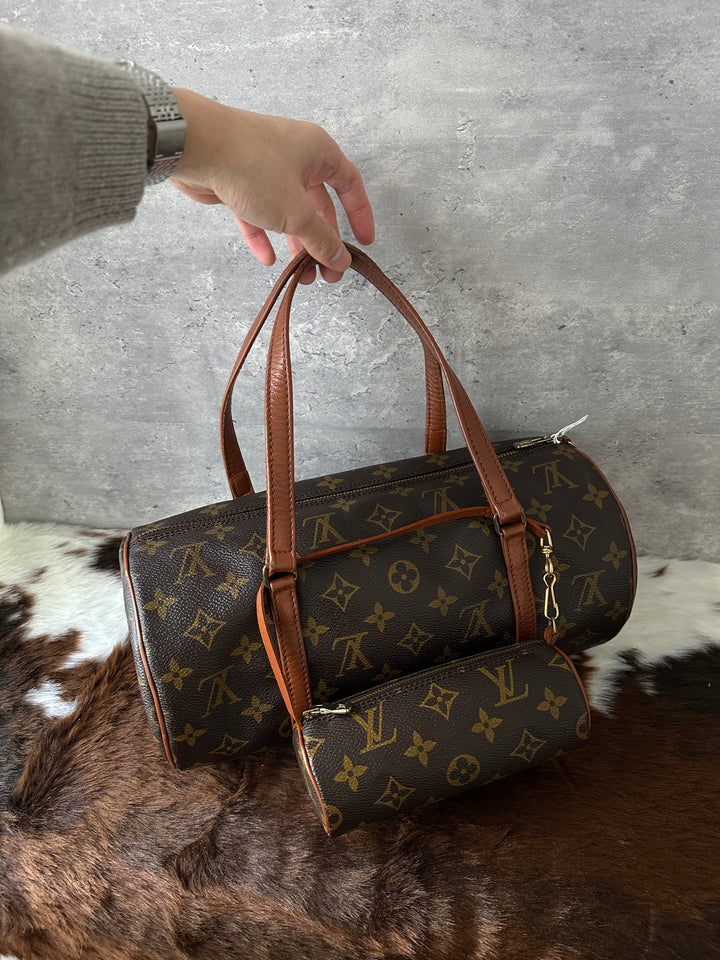 Louis Vuitton Monogram Papillon with Baby Pouch 🤎✨ | Rare Clean Set • Iconic Shape