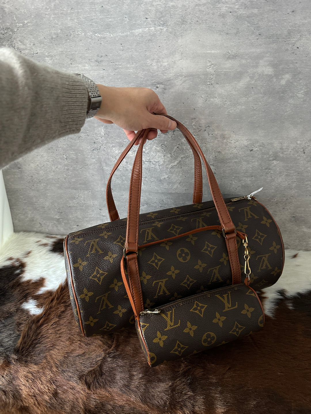 Louis Vuitton Monogram Papillon with Baby Pouch 🤎✨ | Rare Clean Set • Iconic Shape