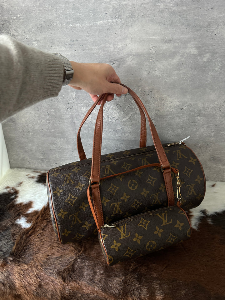 Louis Vuitton Monogram Papillon with Baby Pouch 🤎✨ | Rare Clean Set • Iconic Shape