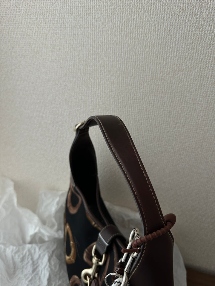 Gucci Rare Horsebit Pattern Jackie Hobo 🖤✨ Unique & Stylish