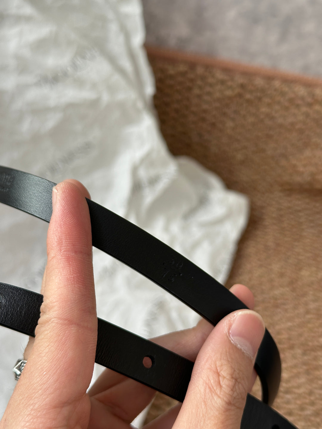 MIU MIU Tortoiseshell Crystal Logo Belt ✨｜Small Size Elegance