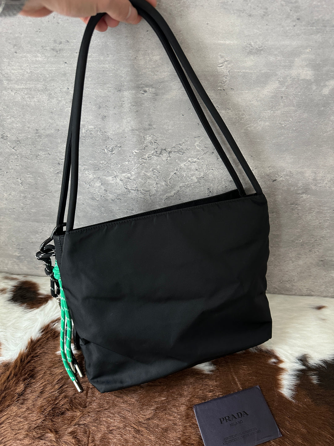 "PRADA 🖤 Black Nylon Tote Bag｜Lightweight Classic × Everyday Essential × Sleek Minimal Design "