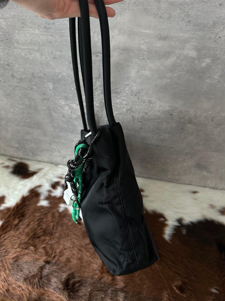 "PRADA 🖤 Black Nylon Tote Bag｜Lightweight Classic × Everyday Essential × Sleek Minimal Design "