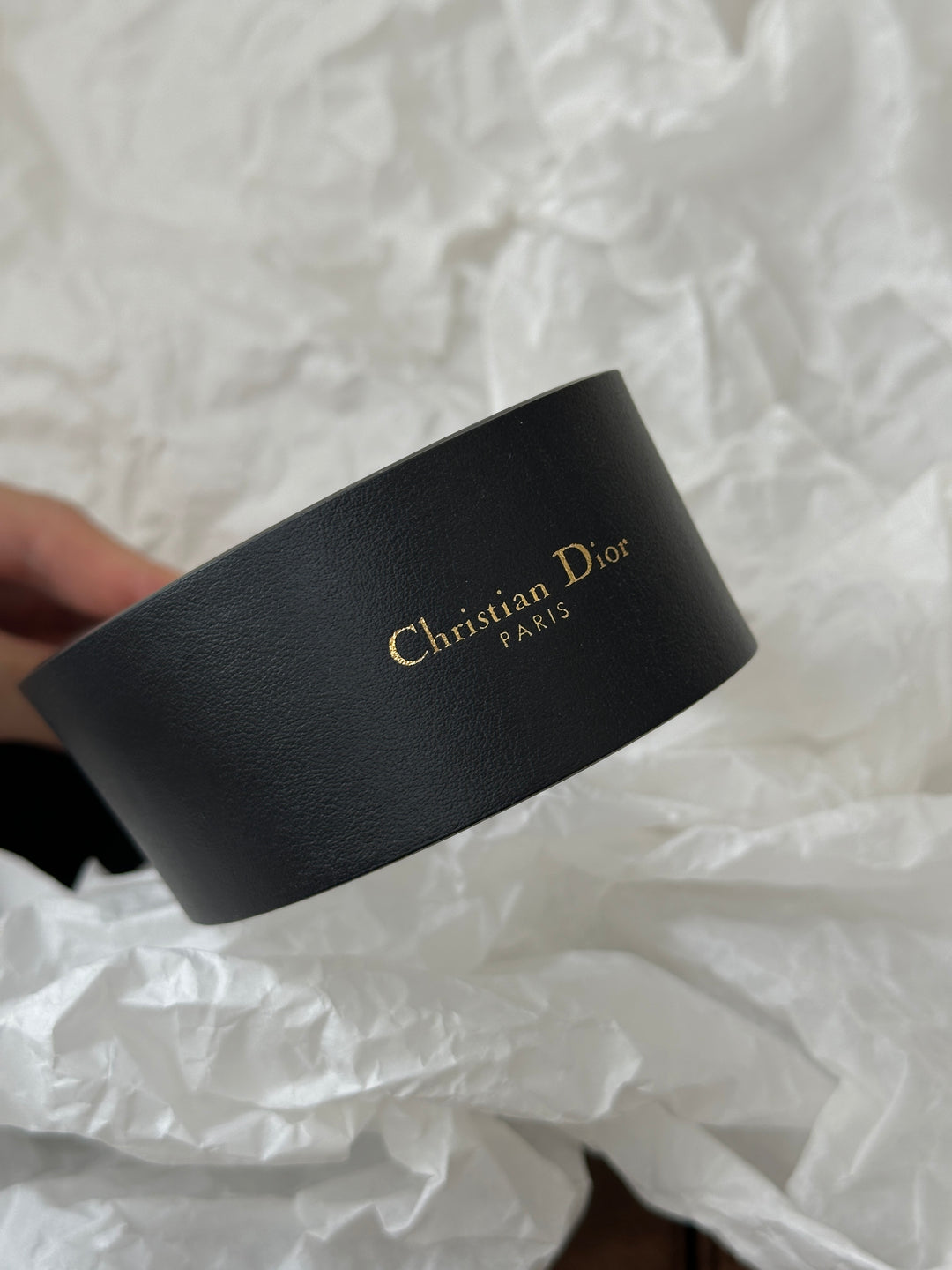 Christian Dior Logo Belt 🖤｜Gold CD Buckle × Black Cotton Body × Statement Styling