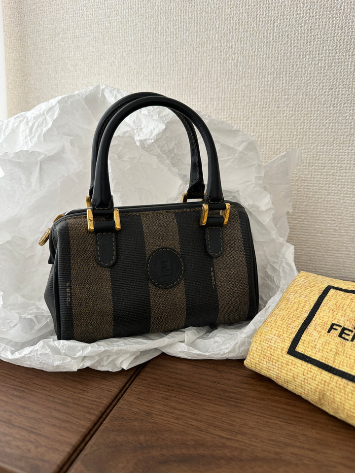 Fendi Mini Boston Nano Tote 🖤✨ Iconic & Durable