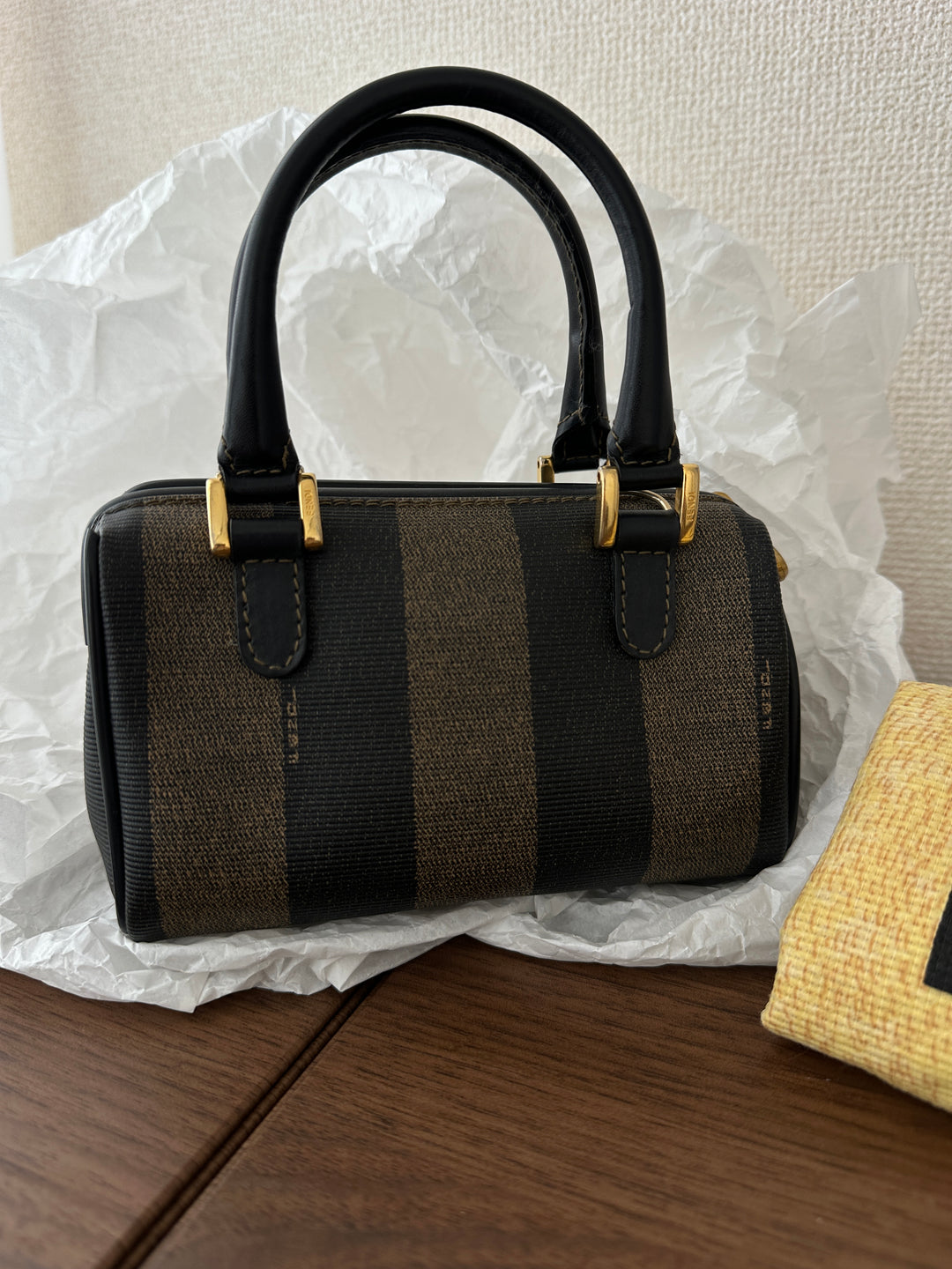 Fendi Mini Boston Nano Tote 🖤✨ Iconic & Durable