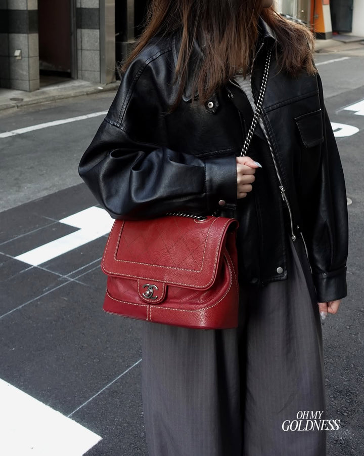 Chanel Classic Flap Box Bag ❤️｜Diana-Inspired Silhouette × Puffy Quilted Interior × Structured Boxy Shape