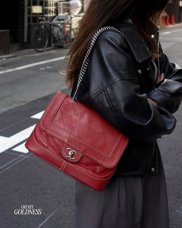 Chanel Classic Flap Box Bag ❤️｜Diana-Inspired Silhouette × Puffy Quilted Interior × Structured Boxy Shape