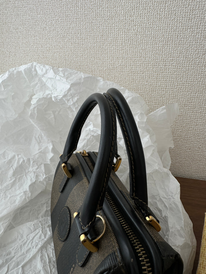 Fendi Mini Boston Nano Tote 🖤✨ Iconic & Durable
