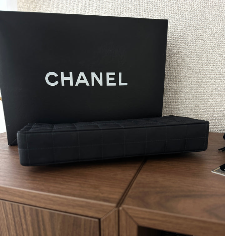 Chanel Choco Bar Travel Line Shoulder Bag 🖤🍫 in Full Set with Box