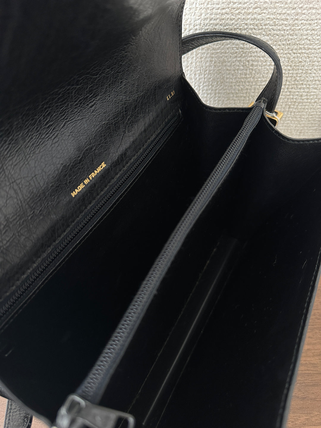 Celine Ostrich Leather Triomphe Envelope Bag 🖤✨ Rare & Collectible
