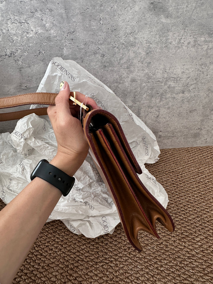 Gucci Caramel Shoulder Bag 🤎｜Vintage G Logo Classic