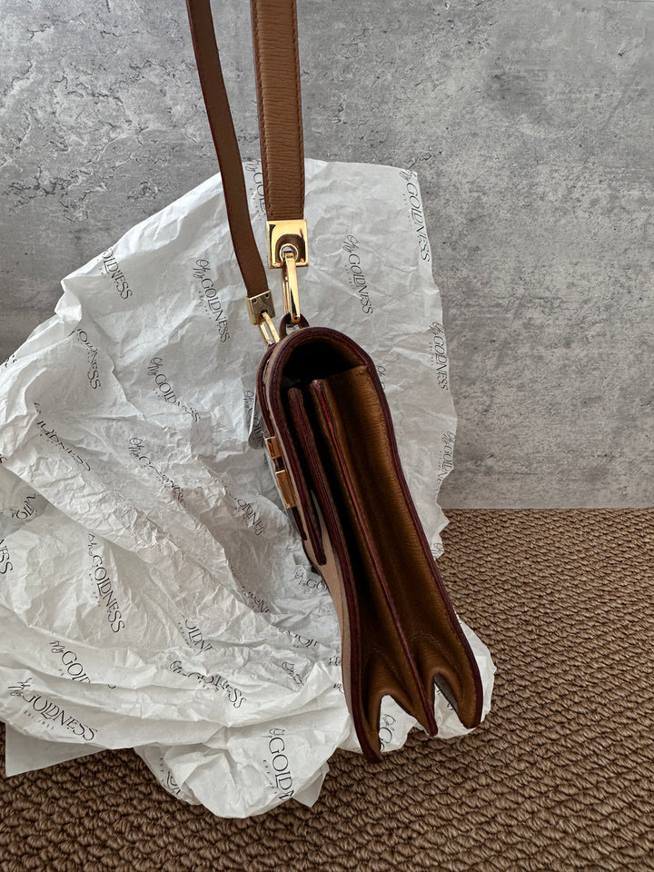 Gucci Caramel Shoulder Bag 🤎｜Vintage G Logo Classic