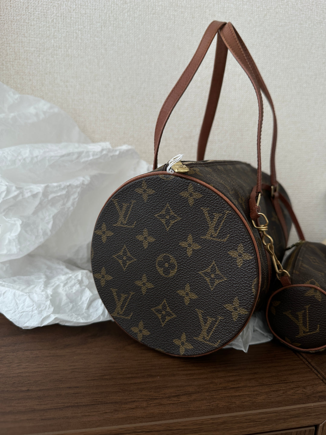 Louis Vuitton Papillon Tote with Baby Pouch 🤎✨ Rare Find