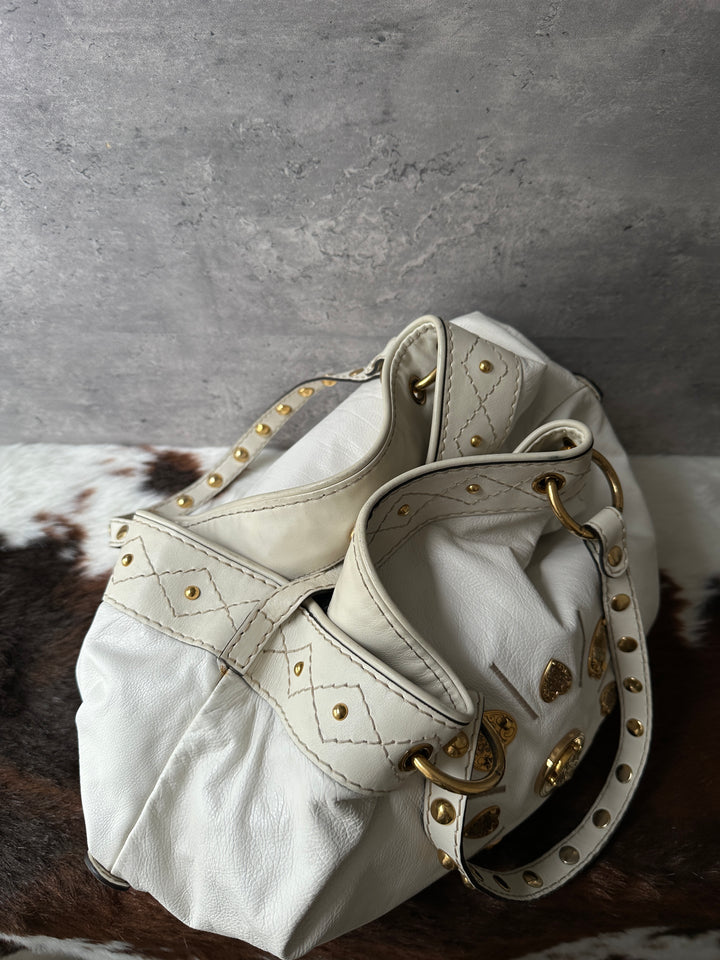 GUCCI Irina Tote Bag 🤍｜Vintage Heart Medallions × Lightweight Design × Workday Capacity