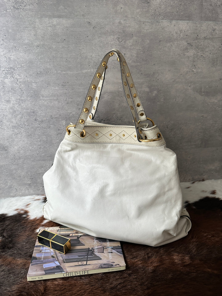 GUCCI Irina Tote Bag 🤍｜Vintage Heart Medallions × Lightweight Design × Workday Capacity