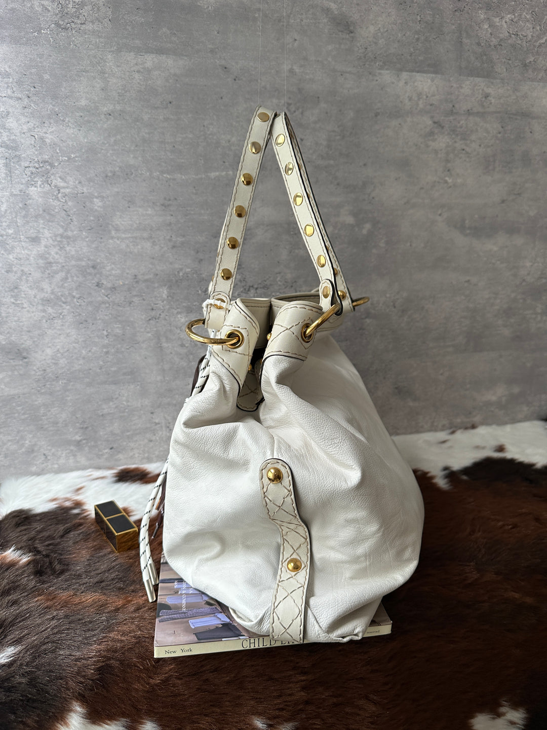 GUCCI Irina Tote Bag 🤍｜Vintage Heart Medallions × Lightweight Design × Workday Capacity