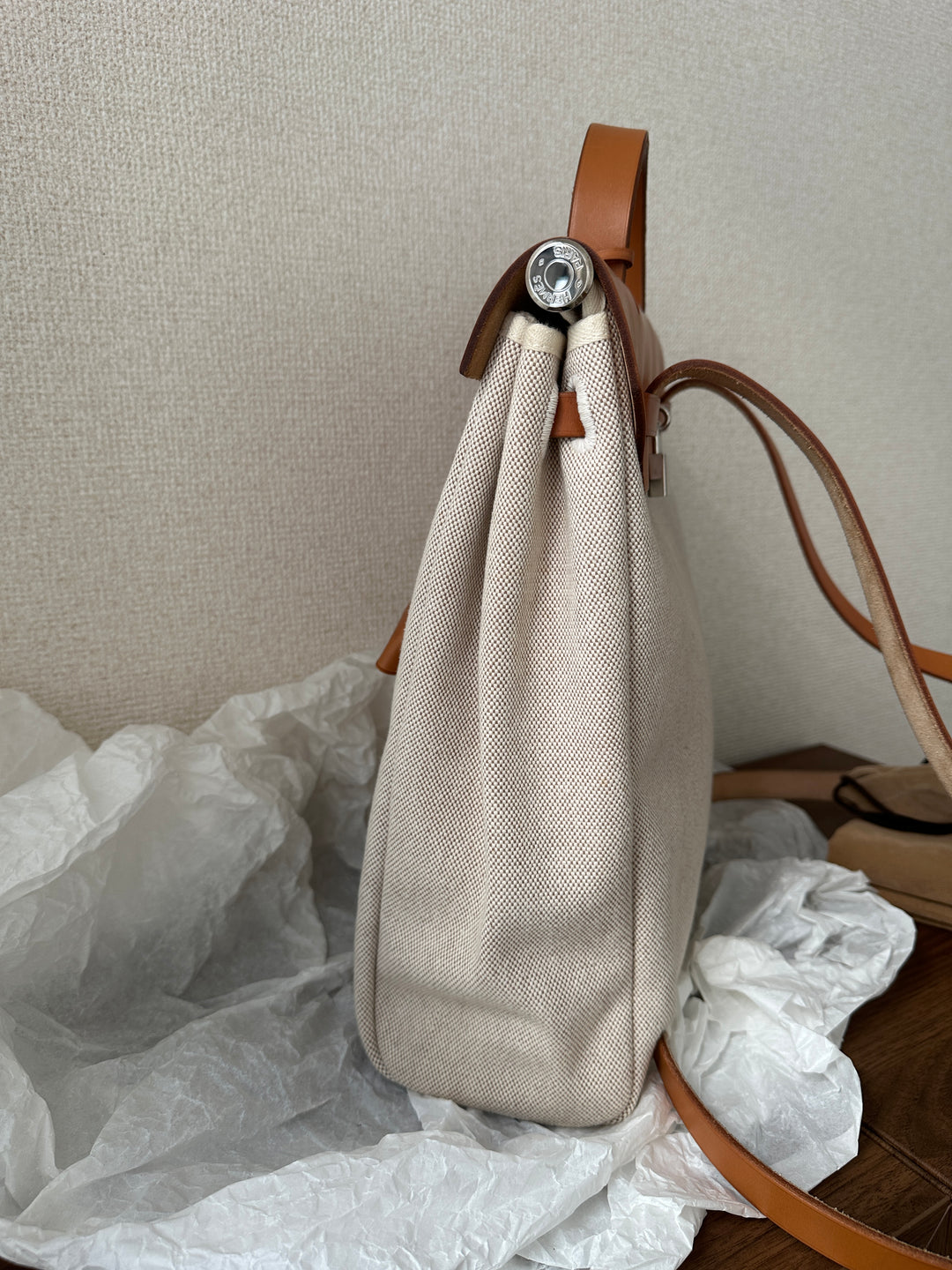 Hermes Herbag Backpack 🤎✨ Classic & Versatile