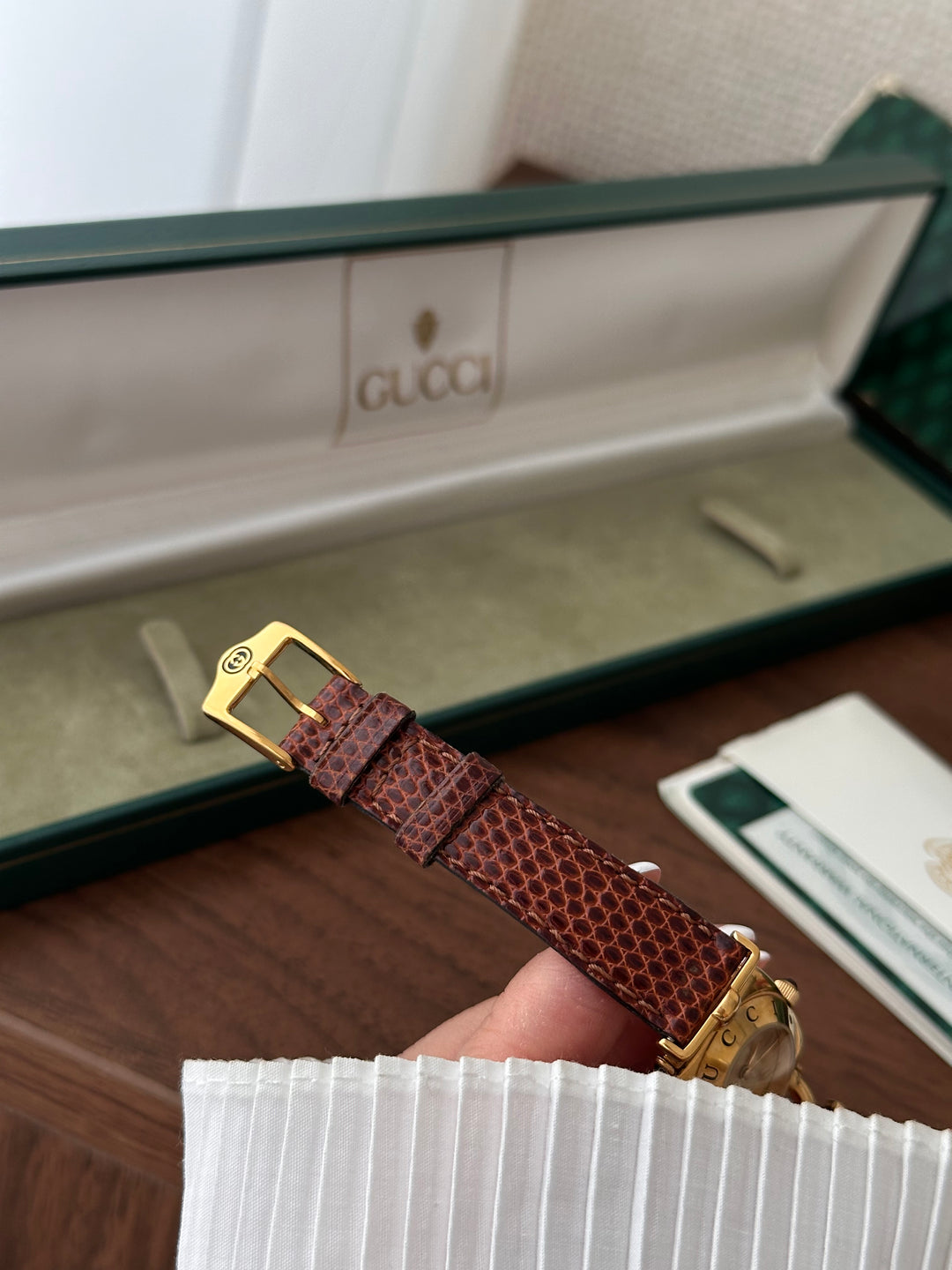 GUCCI 古馳 Vintage Watch 🤎 經典方圓錶面