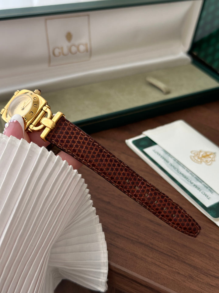GUCCI 古馳 Vintage Watch 🤎 經典方圓錶面