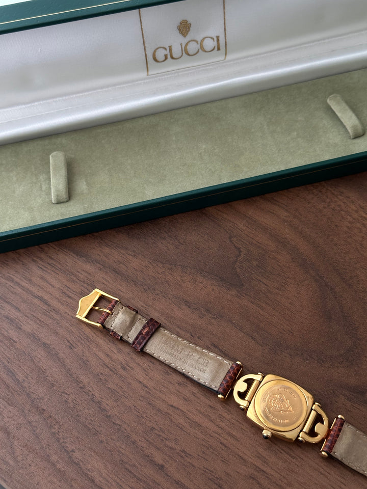 GUCCI 古馳 Vintage Watch 🤎 經典方圓錶面